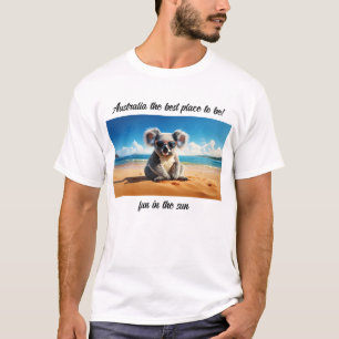 Koala sandy beach Australia the best place to be! T-Shirt