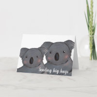 Koala sending big hugs