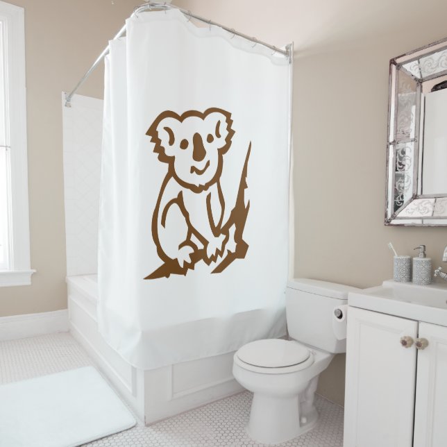 Koala Shower Curtain (In Situ)