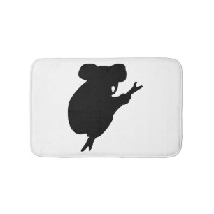 Koala Silhouette Bath Mat