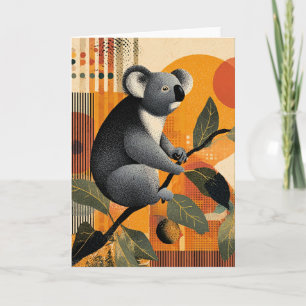 Koala Sitting in a Tree Note Card