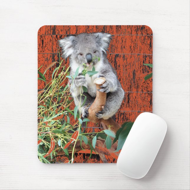 Koala Snack Time Mouse Pad (With Mouse)