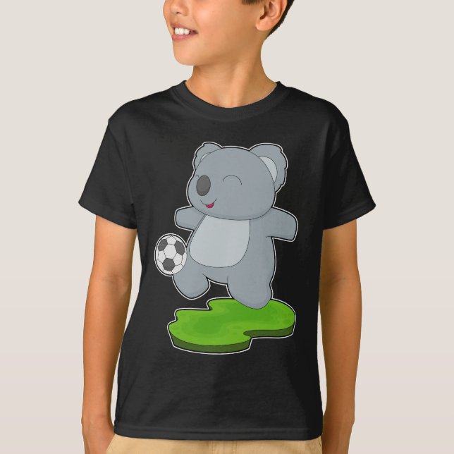 Koala Soccer player Soccer T-Shirt (Front)