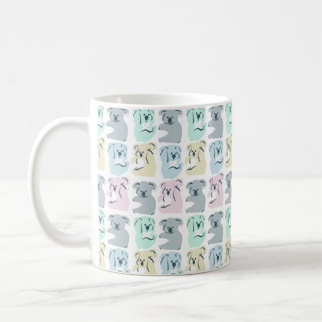 Koala sour and sweet~white ver. coffee mug (Left)