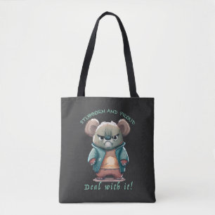 Koala Stubborn Deal With It Cute Adorable Funny  Tote Bag