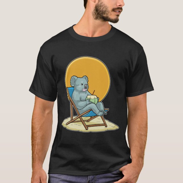 Koala Summer Lounger T-Shirt (Front)