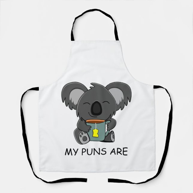 Koala Tea Gifts Will Have You Laughing All Day Apron (Front)