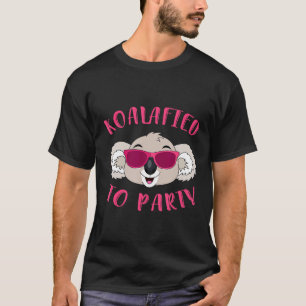 Koala Tea Koala Game Koala Plush Rave Party Theme T-Shirt