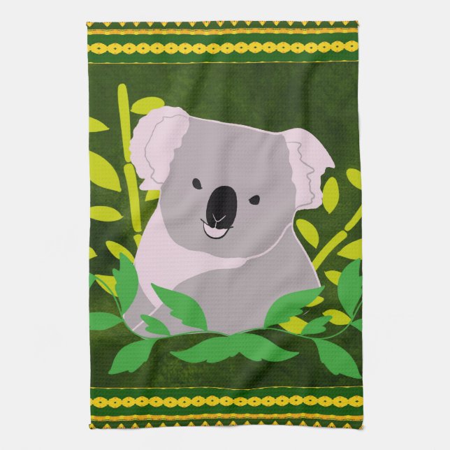 koala tea towel (Vertical)