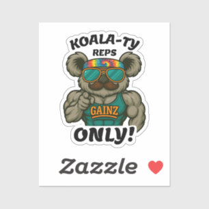 Koala-ty Reps Only - Funny Koala Gym, 