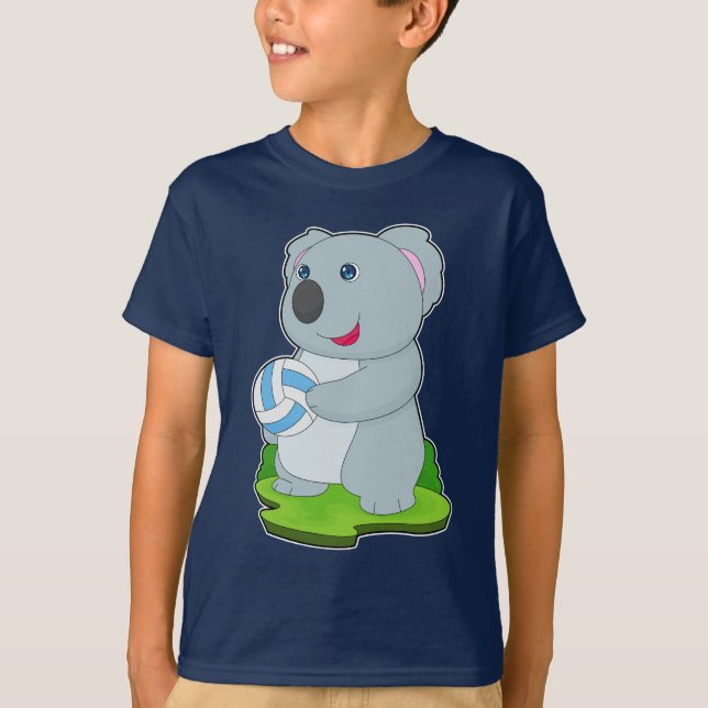 Koala Volleyball player Volleyball T-Shirt (Front)