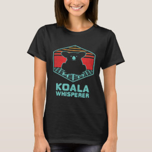 Koala Whisperer Retro Vintage 80s Retrowave T-Shirt