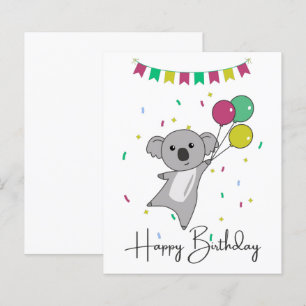 Koala Wishes Happy Birthday To You Koalas