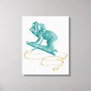 Koala With Baby Canvas Print