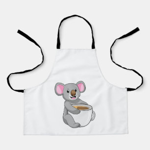 Koala with Coffee Cup Apron