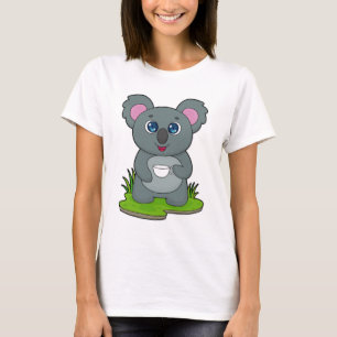 Koala with Coffee cup T-Shirt
