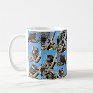 "Koala Wonders: A Heartwarming Photo Collage" Coffee Mug