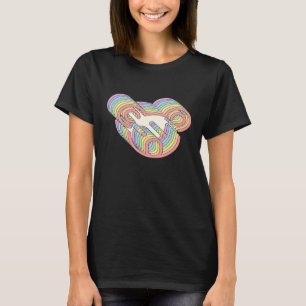 Koala Yikes Aesthetic Rainbow Animal Pastel Vintag T-Shirt