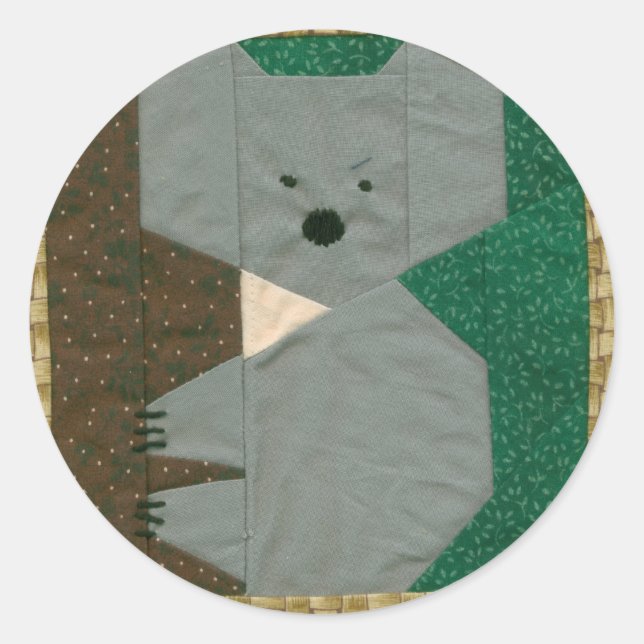 KOALABEAR CLASSIC ROUND STICKER (Front)