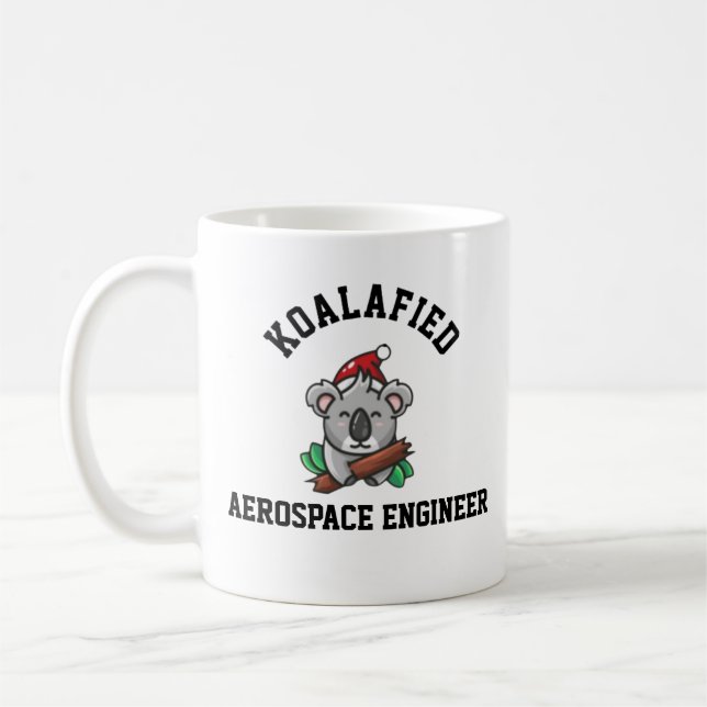 Koalafied Aerospace Engineer Coffee Mug (Left)