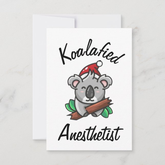 Koalafied Anaesthetist Card (Front)