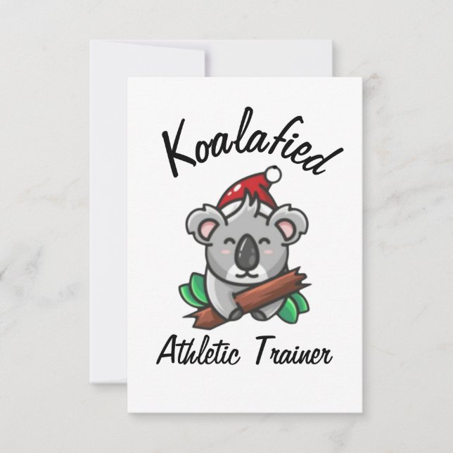 Koalafied Athletic Trainer Card (Front)