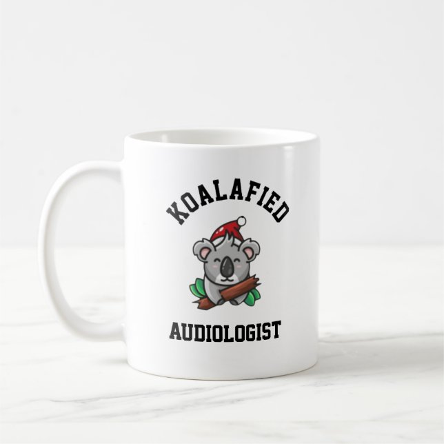 Koalafied Audiologist  Coffee Mug (Left)