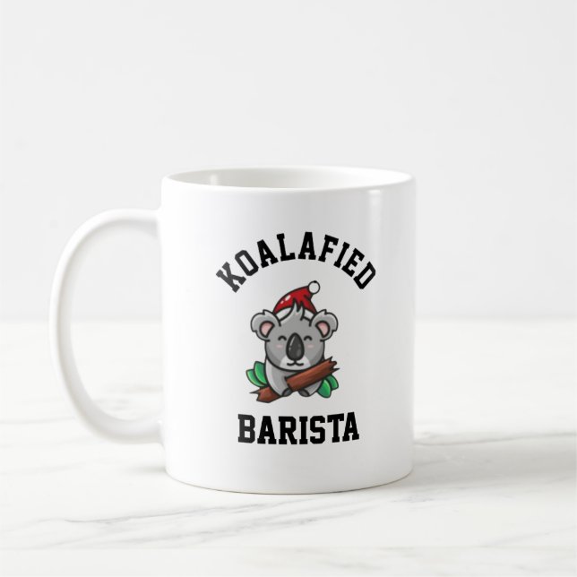 Koalafied Barista Coffee Mug (Left)