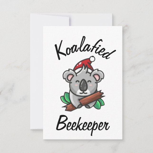 Koalafied Beekeeper Card (Front)