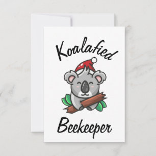 Koalafied Beekeeper Card