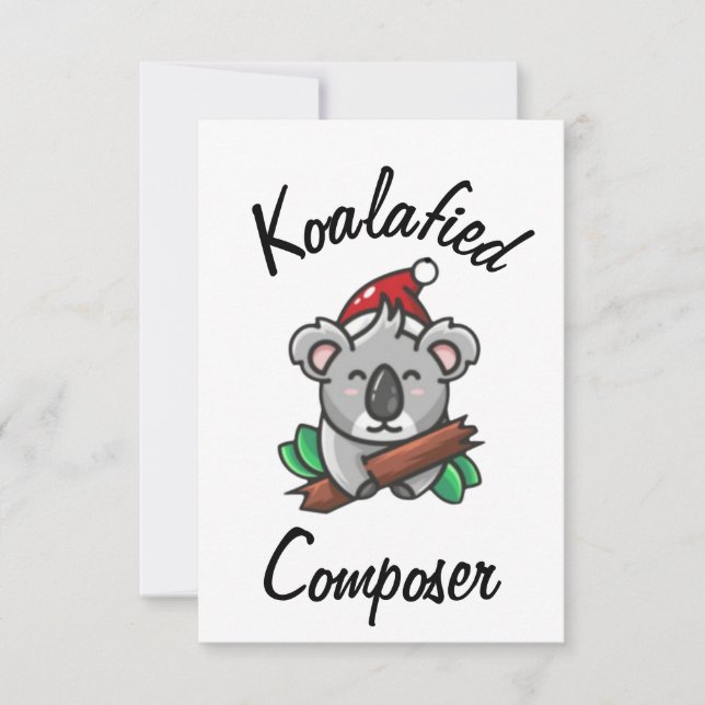 Koalafied Composer Card (Front)