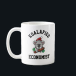 Koalafied Economist Coffee Mug<br><div class="desc">Funny quote " Koalafied Economist " is a perfect gift idea for mum,  dad,  father,  mother,  coworker</div>