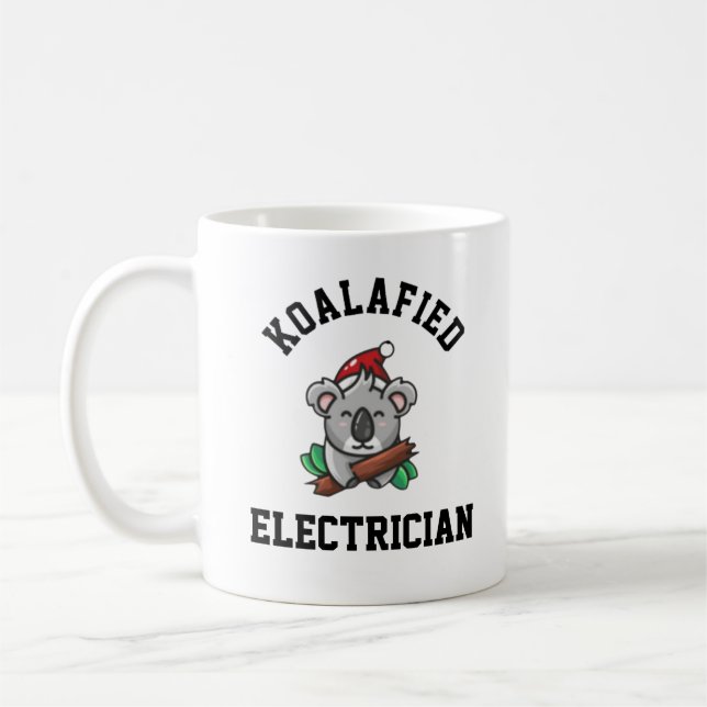 Koalafied Electrician Coffee Mug (Left)
