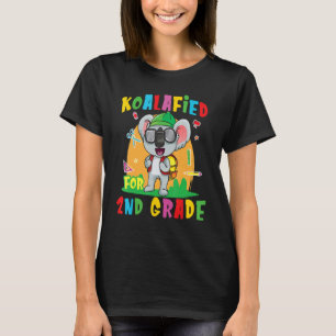 Koalafied For 2nd Grade Back To School Koala Bear  T-Shirt