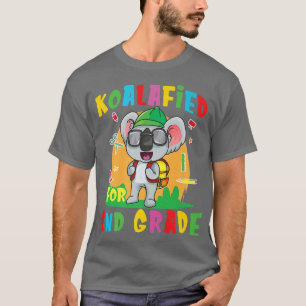 Koalafied For 2nd Grade Back To School Koala Bear T-Shirt