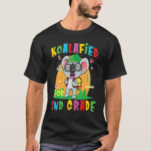 Koalafied For 2nd Grade Back To School Koala Bear T-Shirt