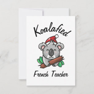 Koalafied French Teacher Card
