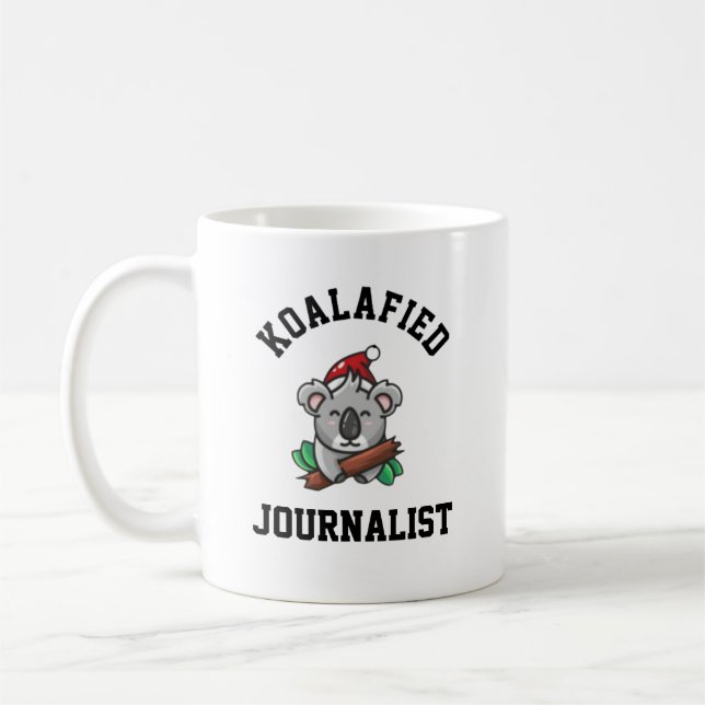 Koalafied Journalist Coffee Mug (Left)
