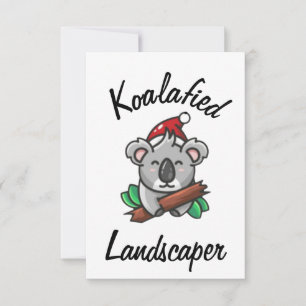 Koalafied Landscaper Card