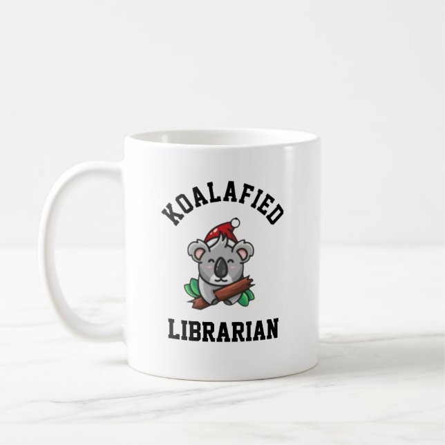 Koalafied Librarian Coffee Mug (Left)