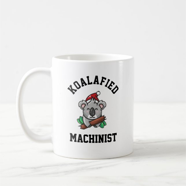 Koalafied Machinist Coffee Mug (Left)