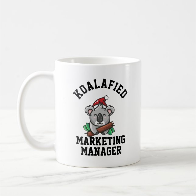Koalafied Marketing Manager  Coffee Mug (Left)