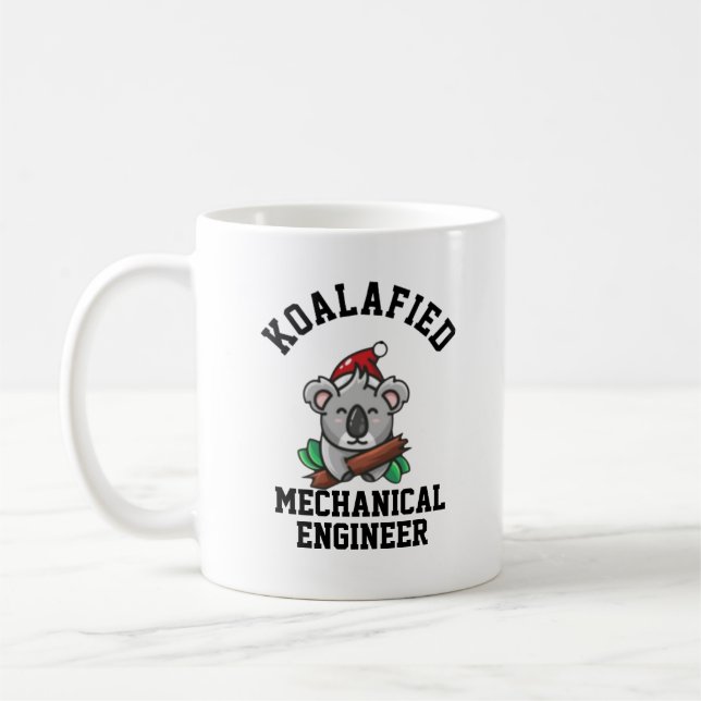 Koalafied Mechanical Engineer Coffee Mug (Left)