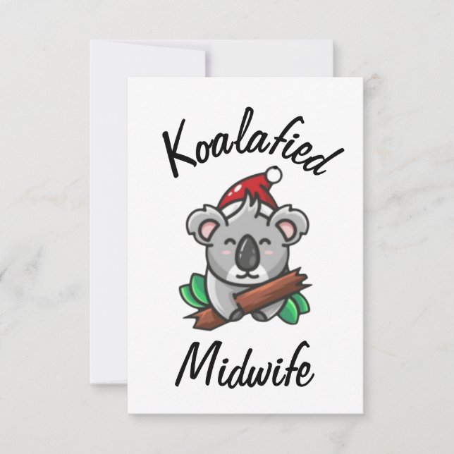 Koalafied Midwife Card (Front)