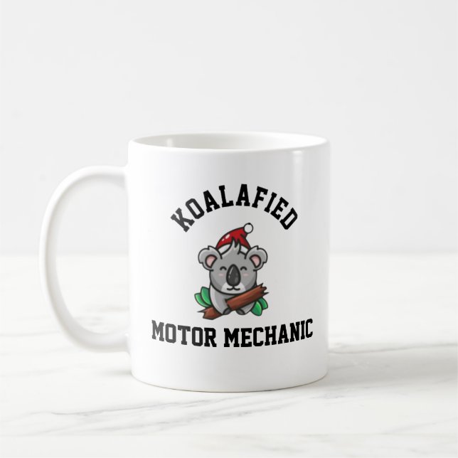 Koalafied Motor Mechanic  Coffee Mug (Left)