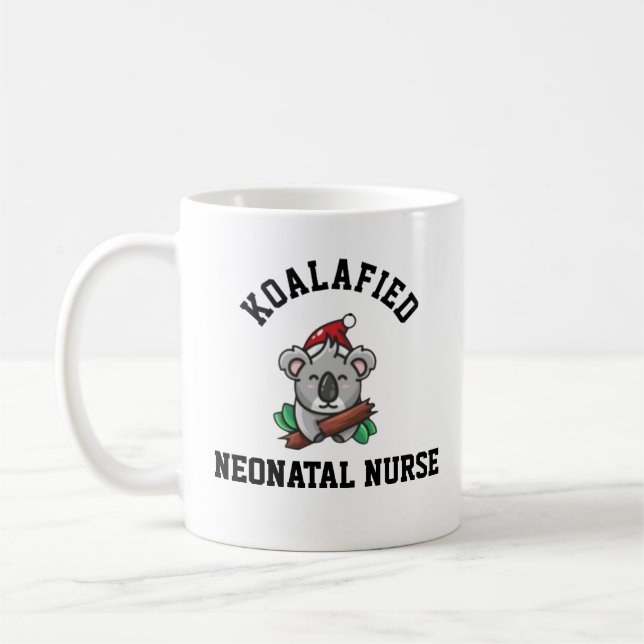 Koalafied Neonatal Nurse  Coffee Mug (Left)