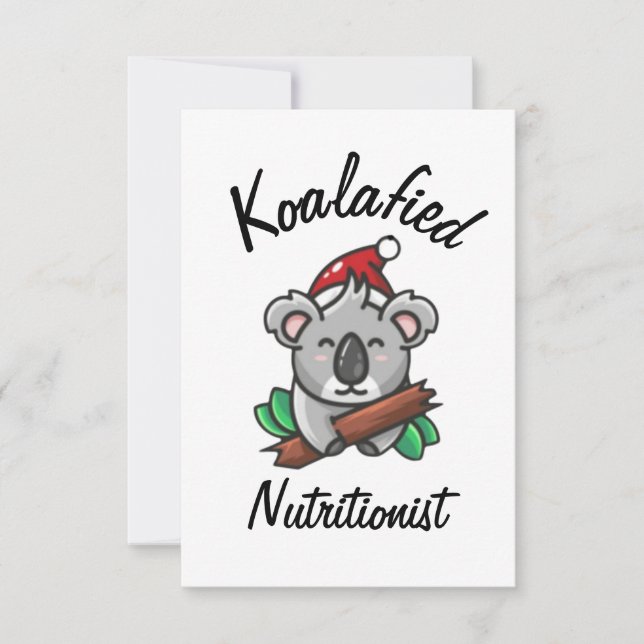 Koalafied Nutritionist Card (Front)