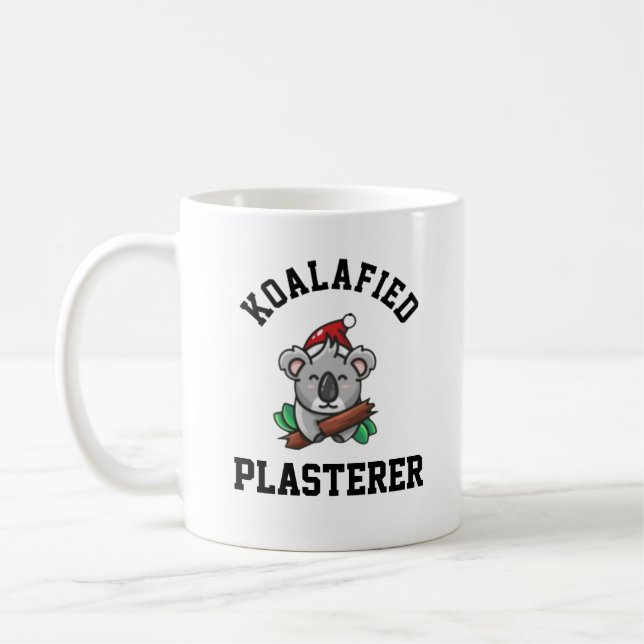 Koalafied Plasterer  Coffee Mug (Left)