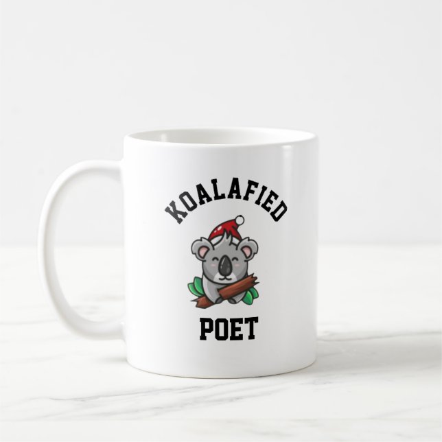 Koalafied Poet  Coffee Mug (Left)