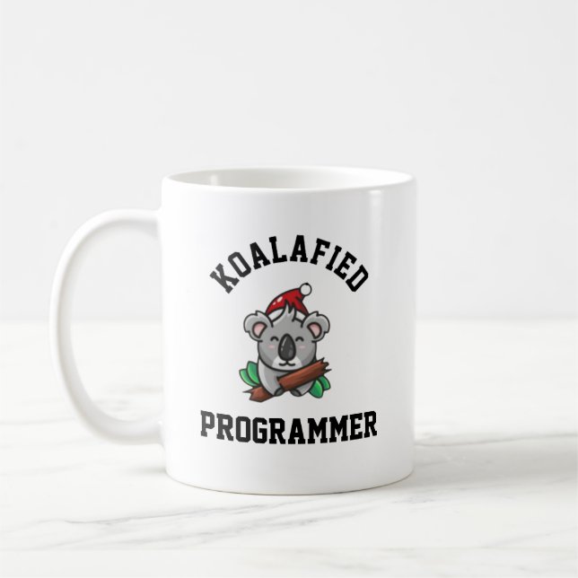 Koalafied Programmer Coffee Mug (Left)